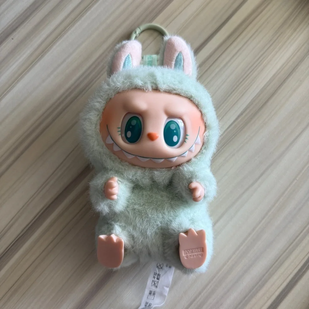 Pop Mart Have A Seat Labubu Ququ Green Vinyl Face Plush Pendant Popmart
